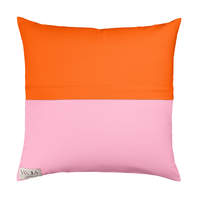 modularer Kissenbezug orange-pink
