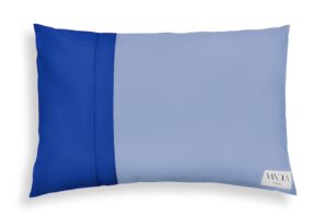 modularer Kissenbezug himmelblau-kobaltblau 60x40 cm