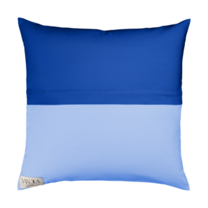 modularer Kissenbezug in kobaltblau-himmelblau 40x40cm modularer Kissenbezug in kobaltblau-himmelblau 40x40cm
