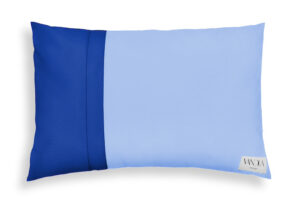 modularer Kissenbezug himmelblau-kobaltblau 60x40 cm
