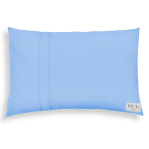 modularer Kissenbezug himmelblau + deine Farbe 60x40cm