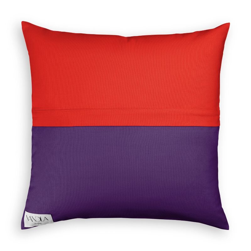 Kissenbezug rot-lila